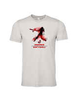 Johnston City HS Softball Swing - Tri-Blend Shirt