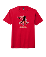 Johnston City HS Softball Swing - Tri-Blend Shirt