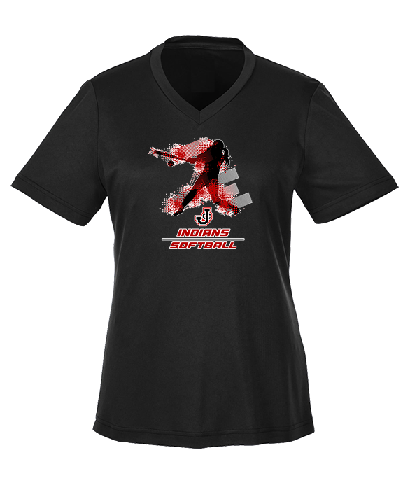 Johnston City HS Softball Swing - Womens Performance Shirt