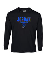 Jordan HS Football Block - Cotton Longsleeve