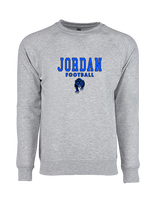 Jordan HS Football Block - Crewneck Sweatshirt