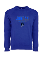 Jordan HS Football Block - Crewneck Sweatshirt