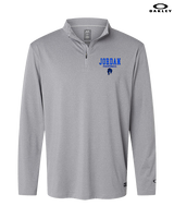Jordan HS Football Block - Mens Oakley Quarter Zip