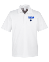Jordan HS Football Block - Mens Polo