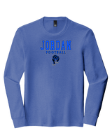 Jordan HS Football Block - Tri-Blend Long Sleeve