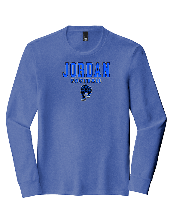 Jordan HS Football Block - Tri-Blend Long Sleeve