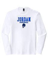 Jordan HS Football Block - Tri-Blend Long Sleeve