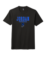 Jordan HS Football Block - Tri-Blend Shirt