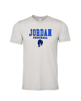 Jordan HS Football Block - Tri-Blend Shirt