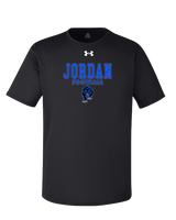 Jordan HS Football Block - Under Armour Mens Team Tech T-Shirt