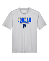 Jordan HS Football Block - Youth Performance Shirt