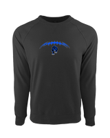 Jordan HS Football Laces - Crewneck Sweatshirt