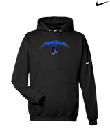 Jordan HS Football Laces - Nike Club Fleece Hoodie