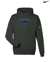 Jordan HS Football Laces - Nike Club Fleece Hoodie