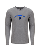 Jordan HS Football Laces - Tri-Blend Long Sleeve