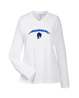 Jordan HS Football Laces - Womens Performance Longsleeve