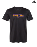 Jurupa Hills HS Girls Tennis Bold - Mens Adidas Performance Shirt