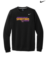 Jurupa Hills HS Girls Tennis Bold - Mens Nike Crewneck