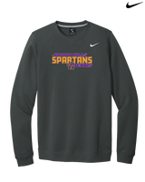 Jurupa Hills HS Girls Tennis Bold - Mens Nike Crewneck