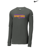 Jurupa Hills HS Girls Tennis Bold - Mens Nike Longsleeve
