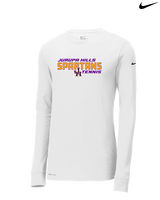 Jurupa Hills HS Girls Tennis Bold - Mens Nike Longsleeve