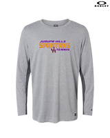 Jurupa Hills HS Girls Tennis Bold - Mens Oakley Longsleeve