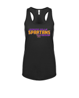 Jurupa Hills HS Girls Tennis Bold - Womens Tank Top