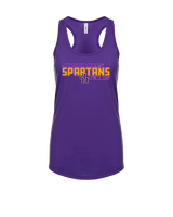 Jurupa Hills HS Girls Tennis Bold - Womens Tank Top