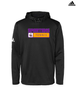Jurupa Hills HS Girls Tennis Pennant - Mens Adidas Hoodie