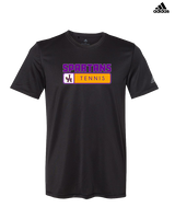 Jurupa Hills HS Girls Tennis Pennant - Mens Adidas Performance Shirt