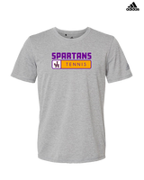 Jurupa Hills HS Girls Tennis Pennant - Mens Adidas Performance Shirt