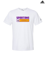 Jurupa Hills HS Girls Tennis Pennant - Mens Adidas Performance Shirt