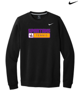 Jurupa Hills HS Girls Tennis Pennant - Mens Nike Crewneck
