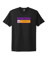 Jurupa Hills HS Girls Tennis Pennant - Mens Select Cotton T-Shirt