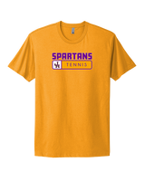 Jurupa Hills HS Girls Tennis Pennant - Mens Select Cotton T-Shirt