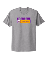 Jurupa Hills HS Girls Tennis Pennant - Mens Select Cotton T-Shirt
