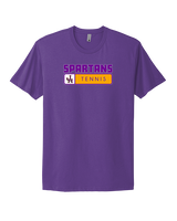 Jurupa Hills HS Girls Tennis Pennant - Mens Select Cotton T-Shirt