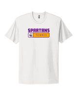 Jurupa Hills HS Girls Tennis Pennant - Mens Select Cotton T-Shirt