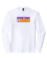 Jurupa Hills HS Girls Tennis Pennant - Tri-Blend Long Sleeve