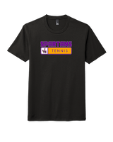 Jurupa Hills HS Girls Tennis Pennant - Tri-Blend Shirt