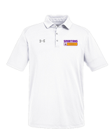 Jurupa Hills HS Girls Tennis Pennant - Under Armour Mens Tech Polo