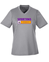 Jurupa Hills HS Girls Tennis Pennant - Womens Performance Shirt