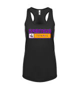 Jurupa Hills HS Girls Tennis Pennant - Womens Tank Top