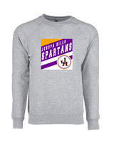 Jurupa Hills HS Girls Tennis Square - Crewneck Sweatshirt