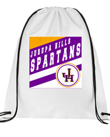 Jurupa Hills HS Girls Tennis Square - Drawstring Bag