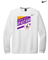 Jurupa Hills HS Girls Tennis Square - Mens Nike Crewneck