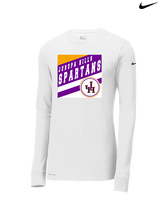 Jurupa Hills HS Girls Tennis Square - Mens Nike Longsleeve