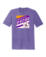 Jurupa Hills HS Girls Tennis Square - Tri-Blend Shirt