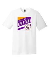 Jurupa Hills HS Girls Tennis Square - Tri-Blend Shirt