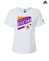 Jurupa Hills HS Girls Tennis Square - Womens Adidas Performance Shirt